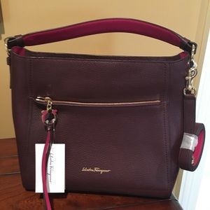 Beautiful Bordeaux Salvatore Ferragamo Ally Tote